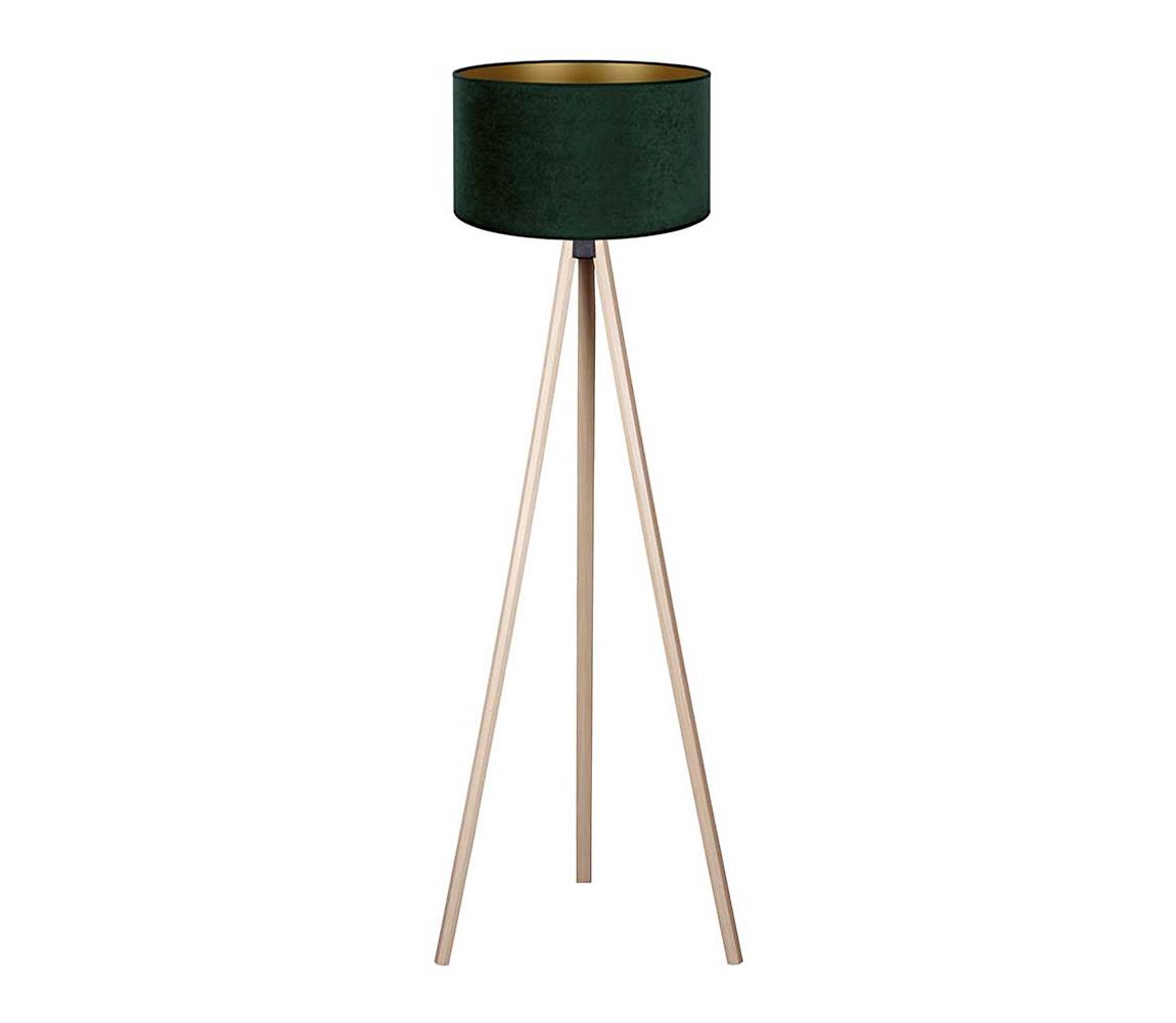 Brilagi - Stojacia lampa VELVET 1xE27/60W/230V béžová/zelená AS0463+DU82474