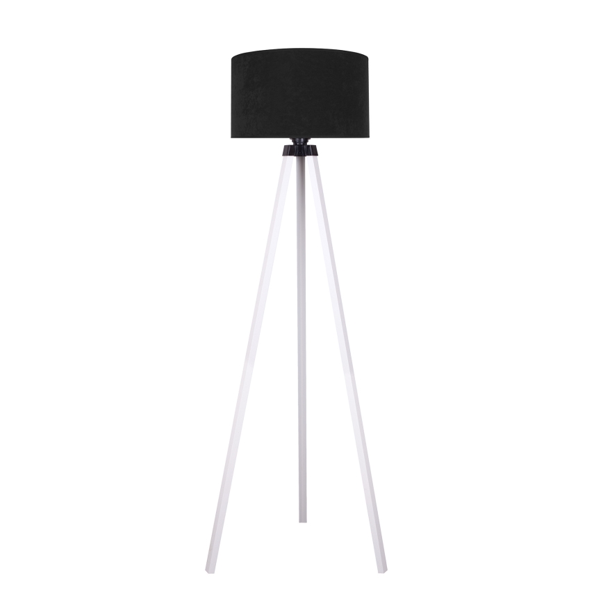 Brilagi - Stojacia lampa VELVET 1xE27/60W/230V biela/čierna