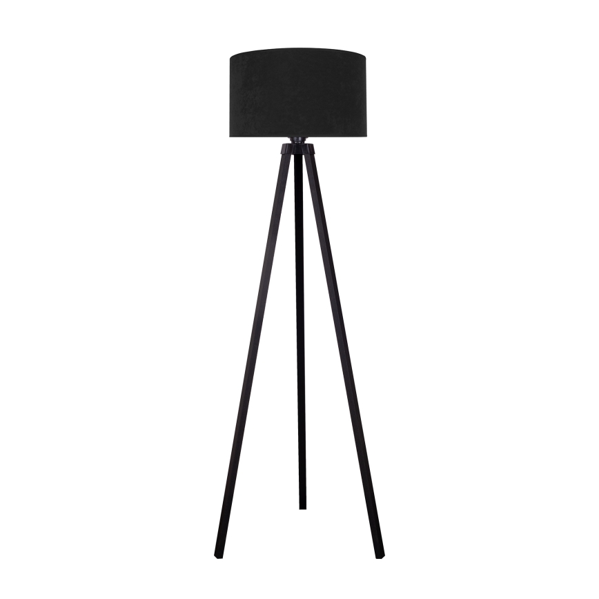 Brilagi - Stojacia lampa VELVET 1xE27/60W/230V čierna/wenge