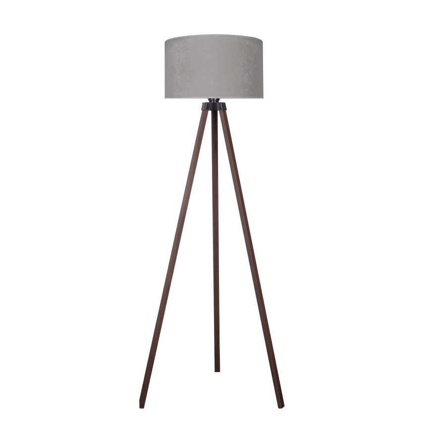 Brilagi - Stojacia lampa VELVET 1xE27/60W/230V hnedá/šedá