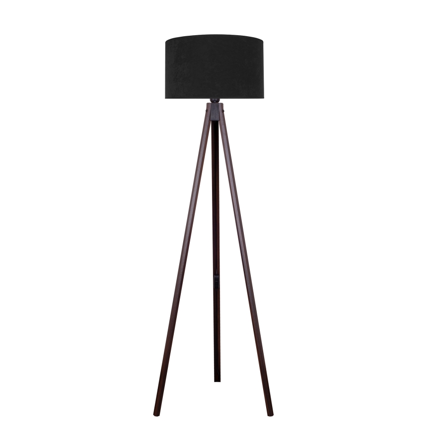 Brilagi - Stojacia lampa VELVET 1xE27/60W/230V wenge/čierna