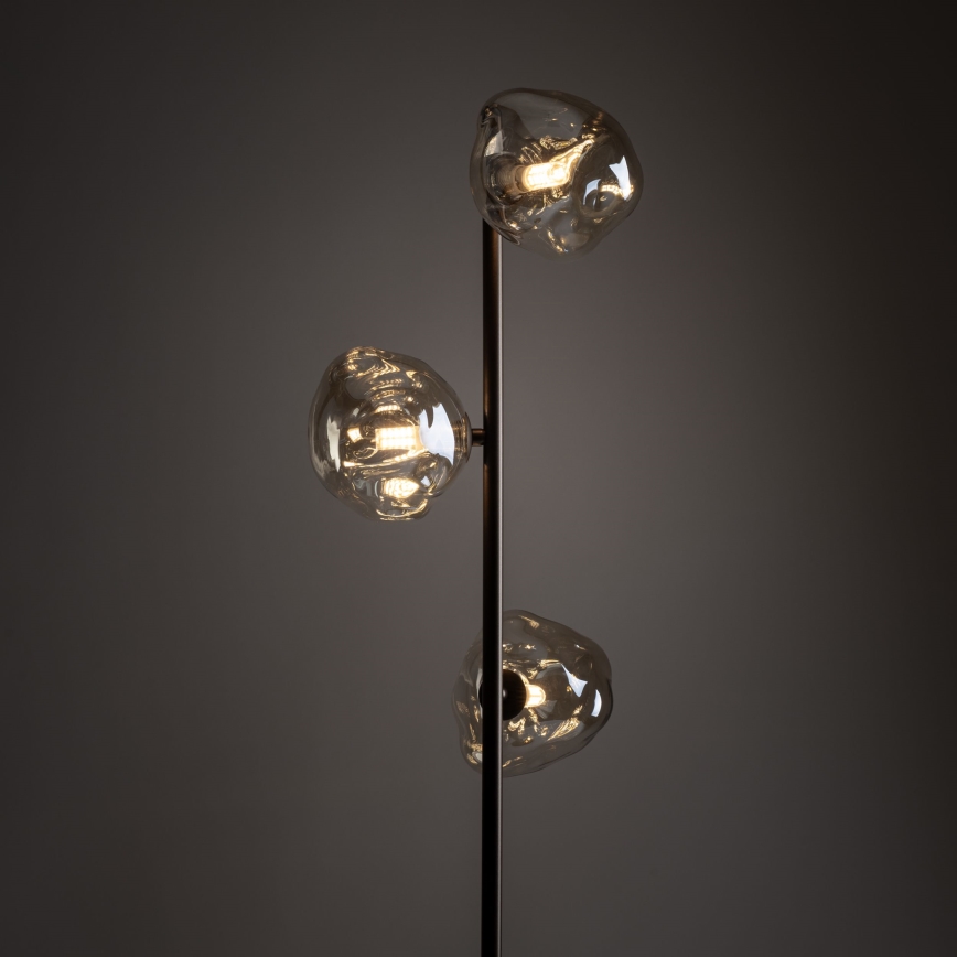 Brilagi - Stojacia lampa VULCANO 3xG9/8W/230V hnedá/zadymená béžová