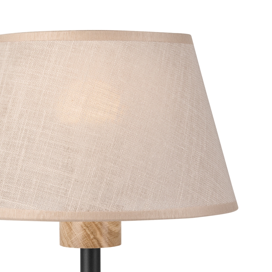 Brilagi - Stolná lampa ANTHONY 1xE27/60W/230V dub/béžová