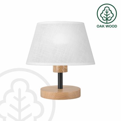 Brilagi - Stolná lampa ANTHONY 1xE27/60W/230V dub/biela
