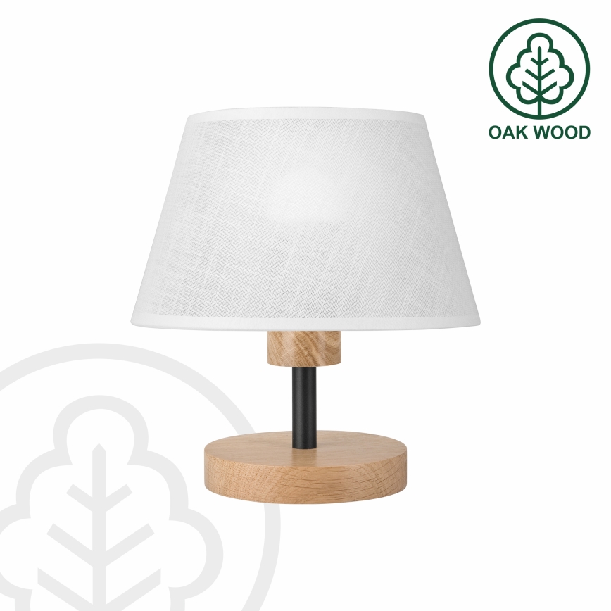 Brilagi - Stolná lampa ANTHONY 1xE27/60W/230V dub/biela
