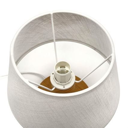 Brilagi - Stolná lampa ANTHONY 1xE27/60W/230V dub/biela