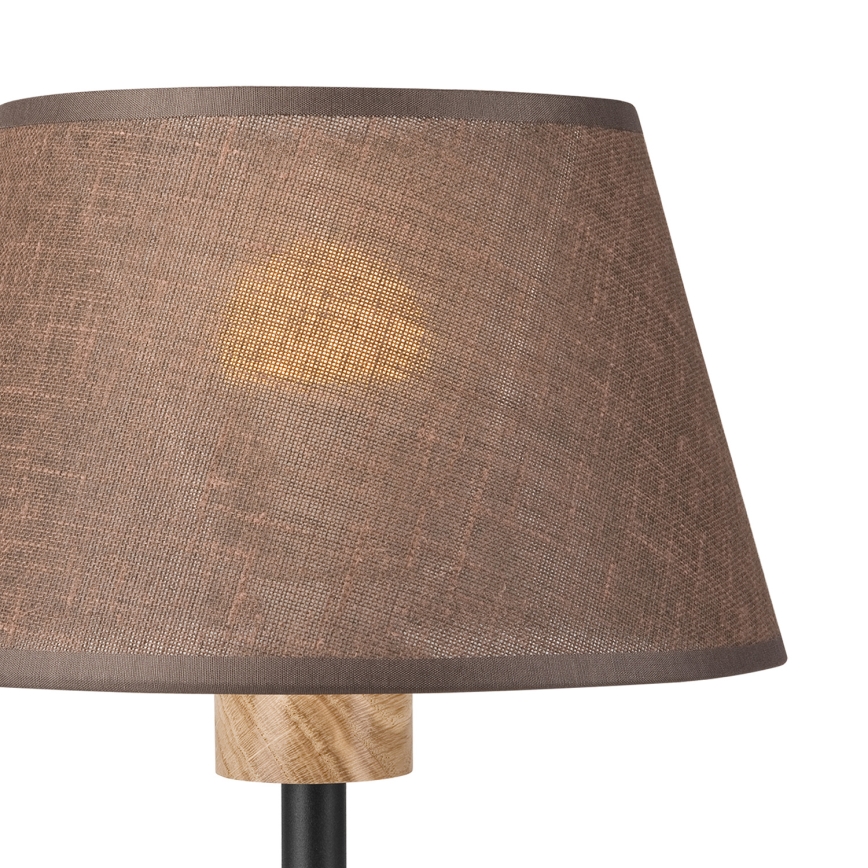 Brilagi - Stolná lampa ANTHONY 1xE27/60W/230V dub/hnedá