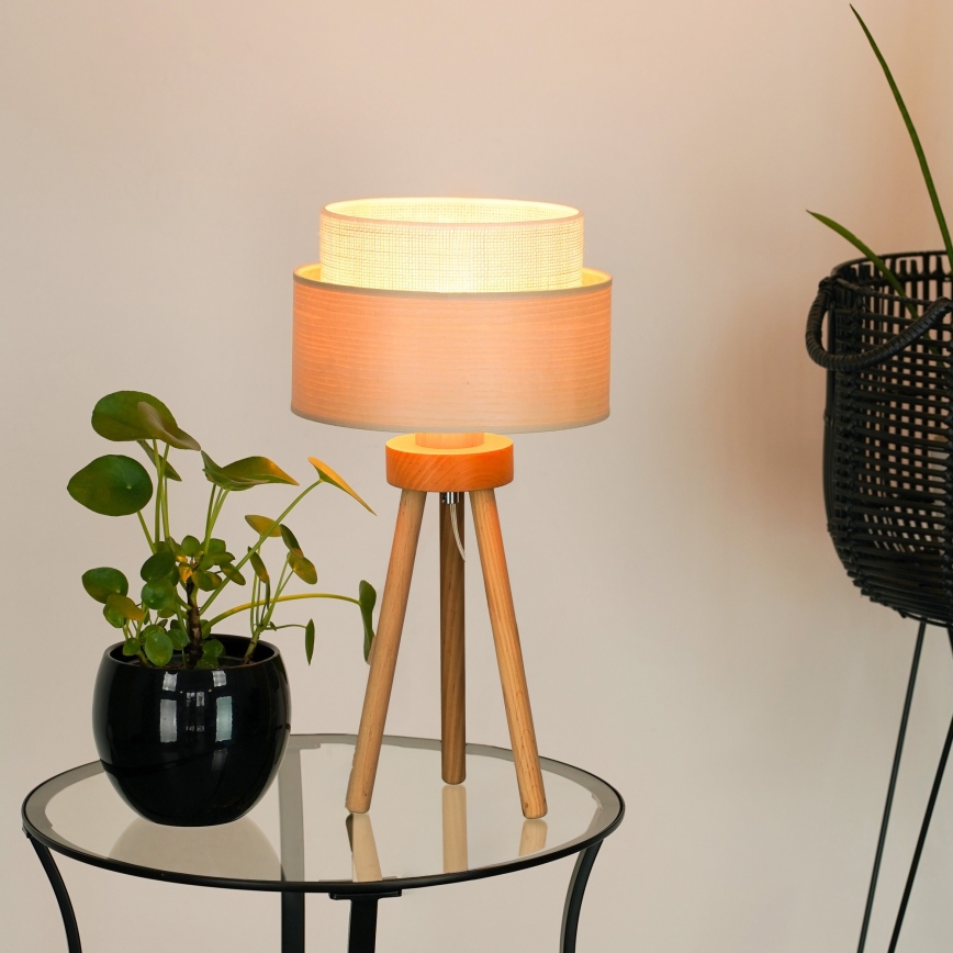 Brilagi - Stolná lampa ARIZONA BOHO 1xE27/15W/230V béžová