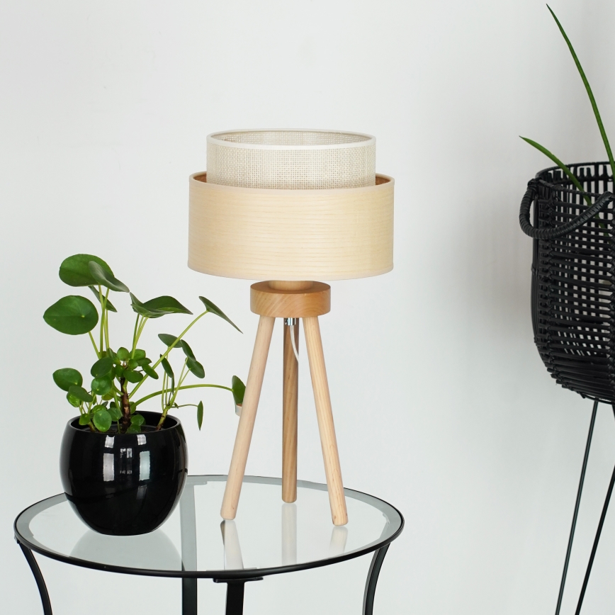 Brilagi - Stolná lampa ARIZONA BOHO 1xE27/15W/230V béžová