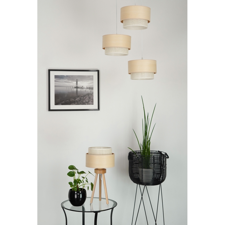Brilagi - Stolná lampa ARIZONA BOHO 1xE27/15W/230V béžová