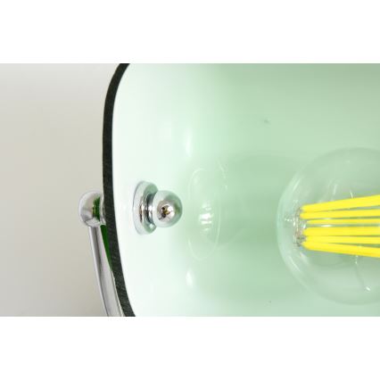 Brilagi - Stolná lampa BANK OFFICE 1xE27/60W/230V čierna/strieborná/zelená