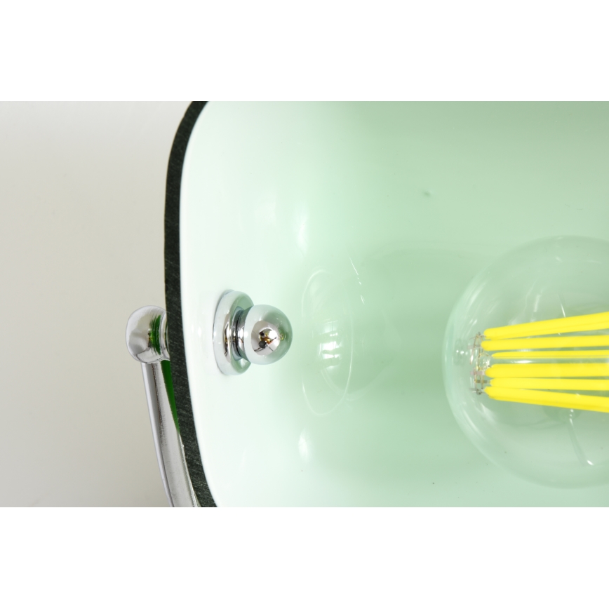 Brilagi - Stolná lampa BANK OFFICE 1xE27/60W/230V čierna/strieborná/zelená