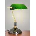 Brilagi - Stolná lampa BANK OFFICE 1xE27/60W/230V čierna/zlatá/zelená