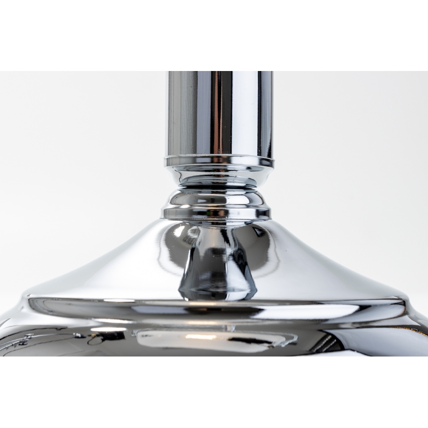 Brilagi - Stolná lampa BANK OFFICE 1xE27/60W/230V lesklý chróm/biela