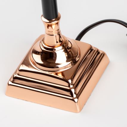 Brilagi - Stolná lampa CERIA 1xE14/40W/230V čierna/medená/šedá