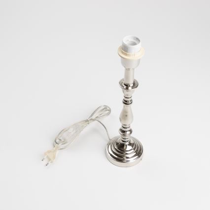 Brilagi - Stolná lampa CERIA 1xE27/60W/230V pr. 30 cm lesklý chróm/zelená