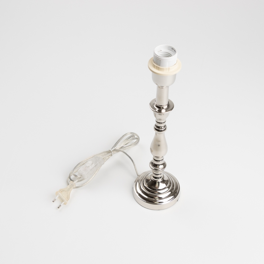 Brilagi - Stolná lampa CERIA 1xE27/60W/230V pr. 30 cm lesklý chróm/zelená