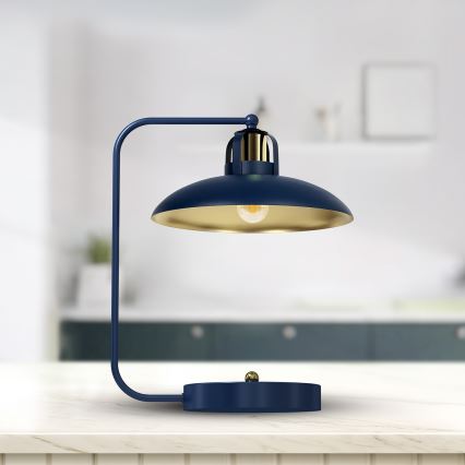 Brilagi - Stolná lampa FLAMENGO 1xE27/60W/230V modrá
