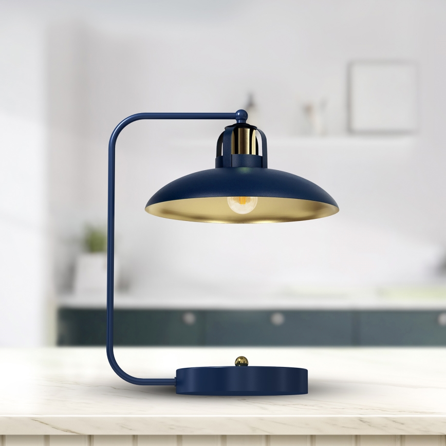 Brilagi - Stolná lampa FLAMENGO 1xE27/60W/230V modrá