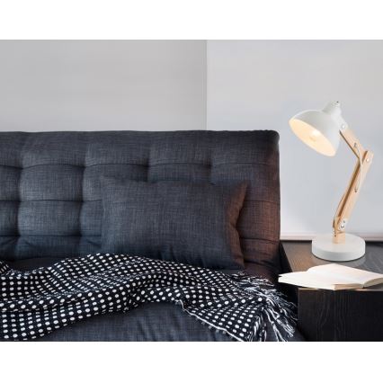 Brilagi - Stolná lampa FOCUS 1xE27/40W/230V biela