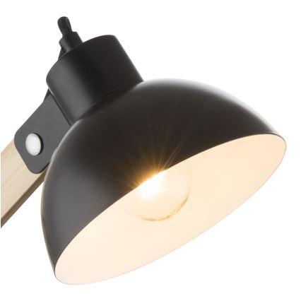 Brilagi - Stolná lampa FOCUS 1xE27/40W/230V čierna