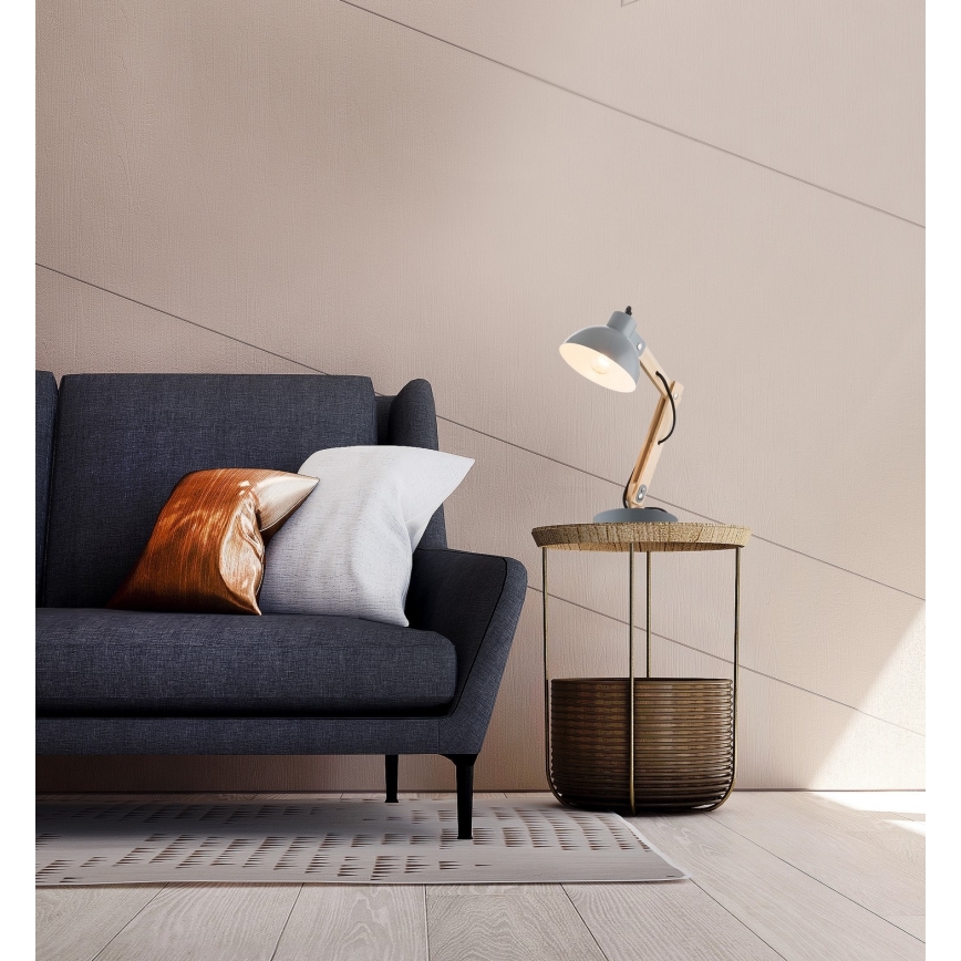 Brilagi - Stolná lampa FOCUS 1xE27/40W/230V šedá