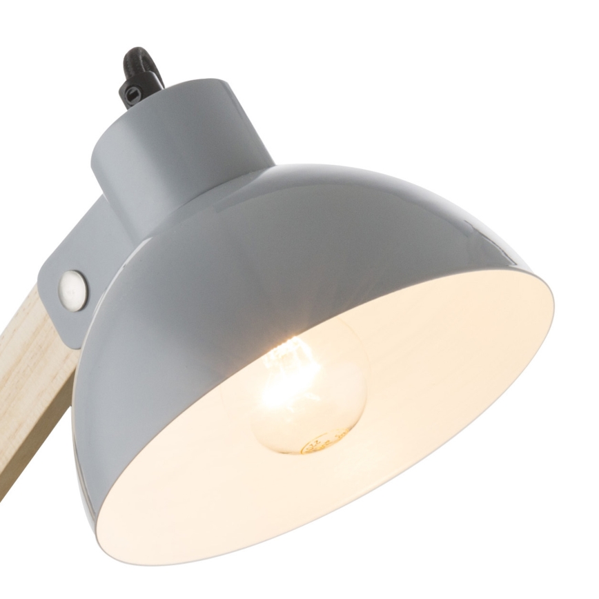 Brilagi - Stolná lampa FOCUS 1xE27/40W/230V šedá