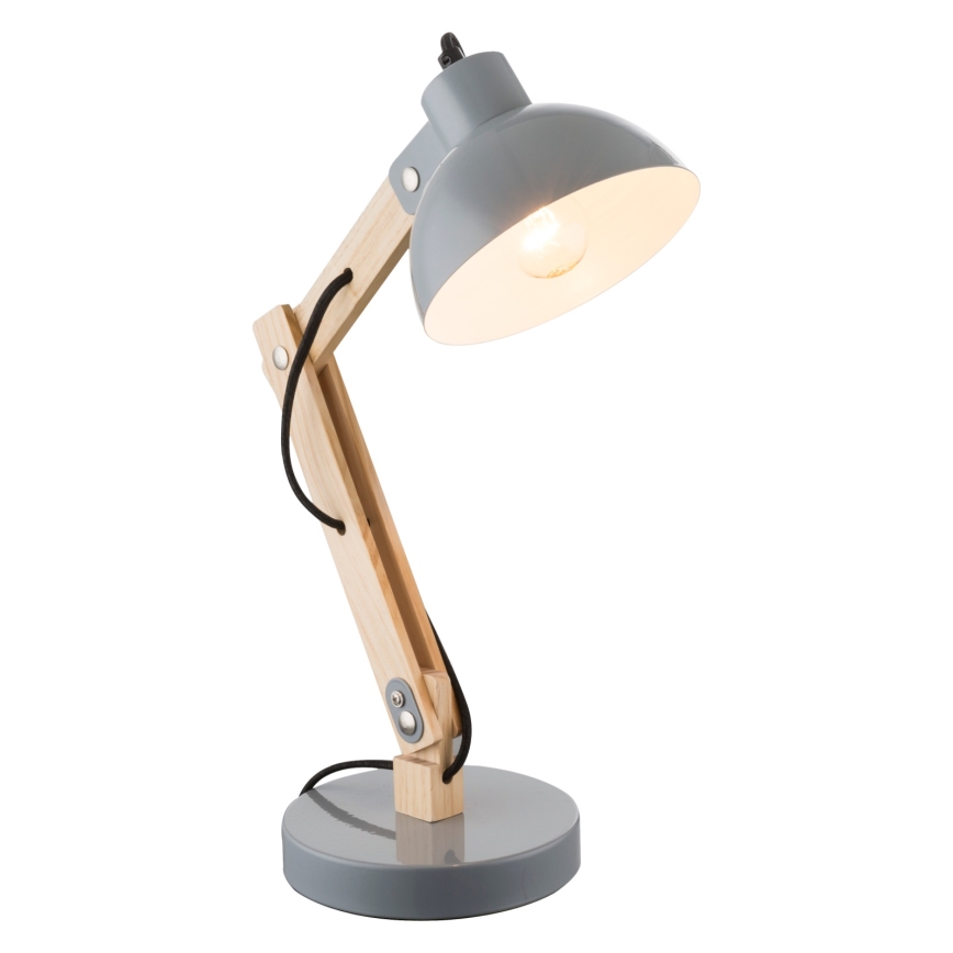 Brilagi - Stolná lampa FOCUS 1xE27/40W/230V šedá