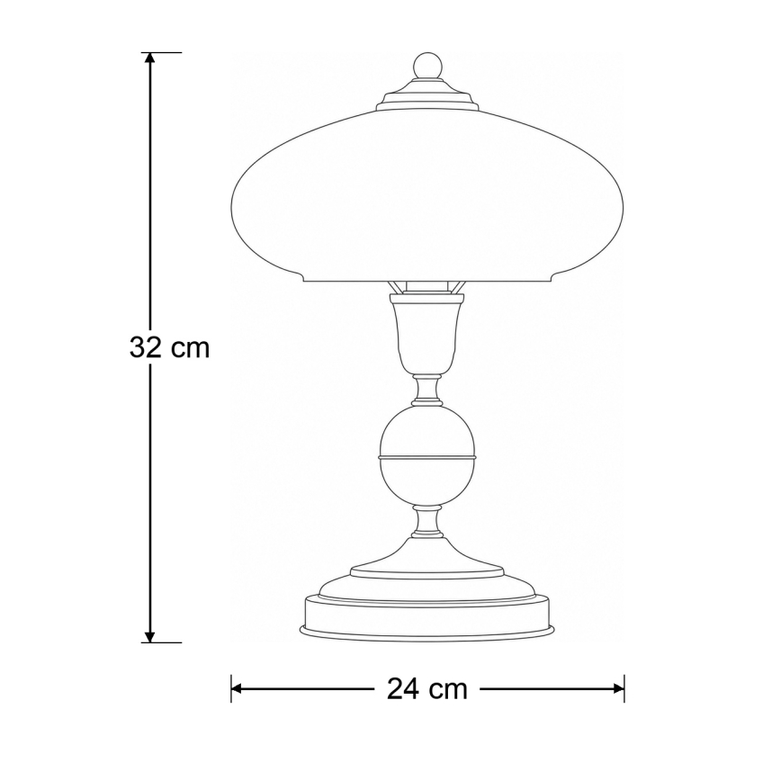 Brilagi - Stolná lampa MOLLERO 1xE14/11W/230V bronz/patina