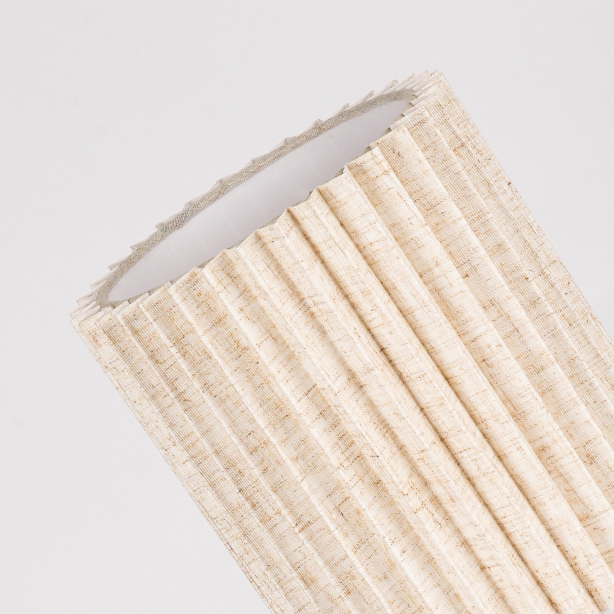 Brilagi - Stolná lampa NORDIC WAVE 1xE27/15W/230V ľan/biela