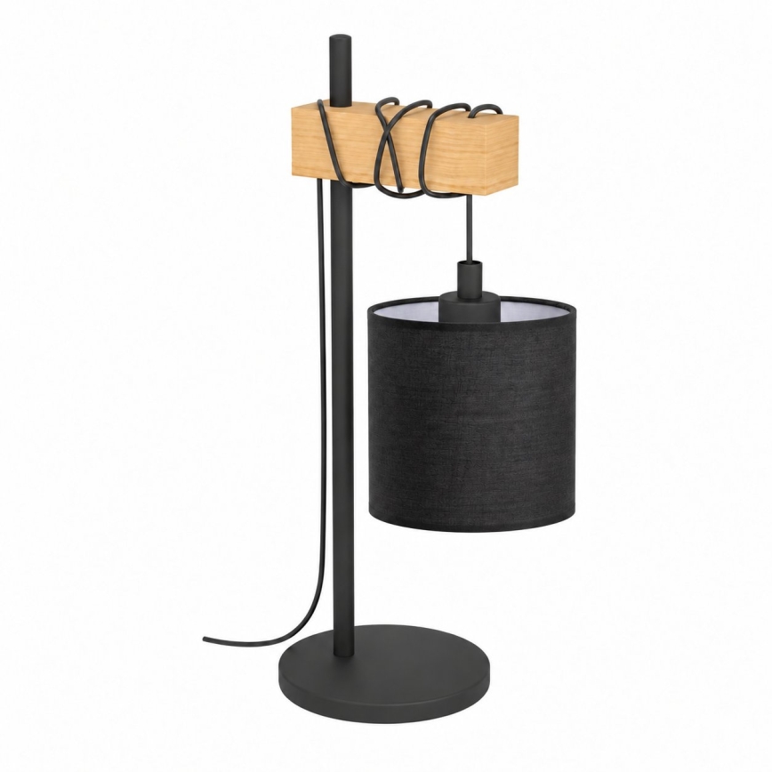 BRILAGI - Stolná lampa NUBILA 1xE27/40W/230V hnedá/čierna