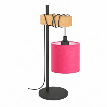 BRILAGI - Stolná lampa NUBILA 1xE27/40W/230V hnedá/čierna/ružová
