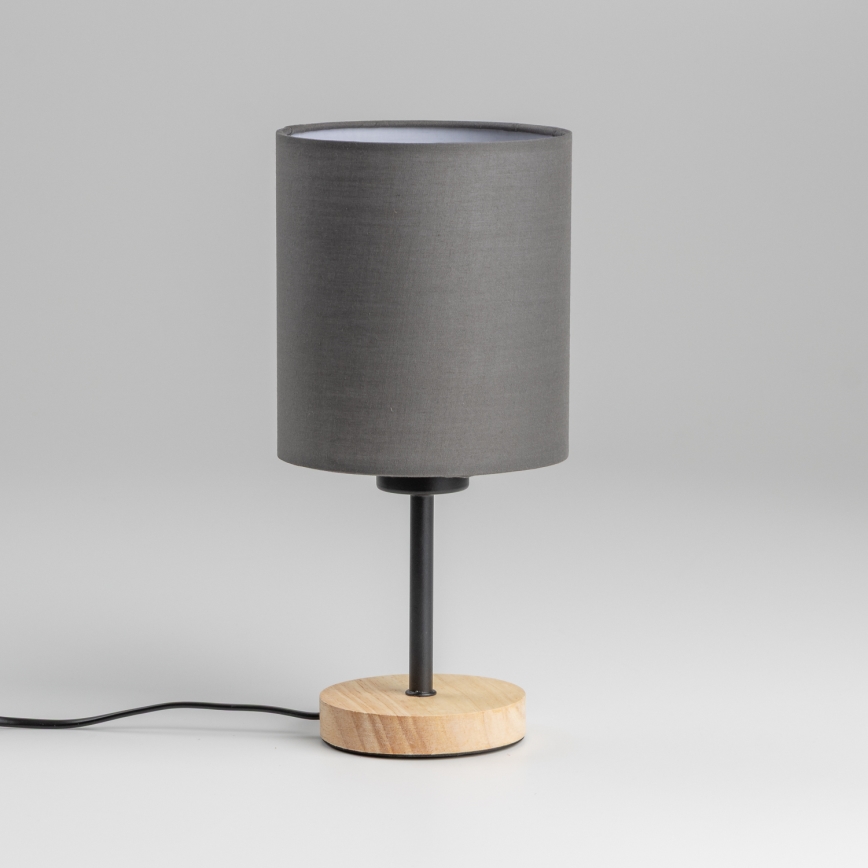 Brilagi - Stolná lampa NUBILA WOOD 1xE27/25W/230V dub/antracit
