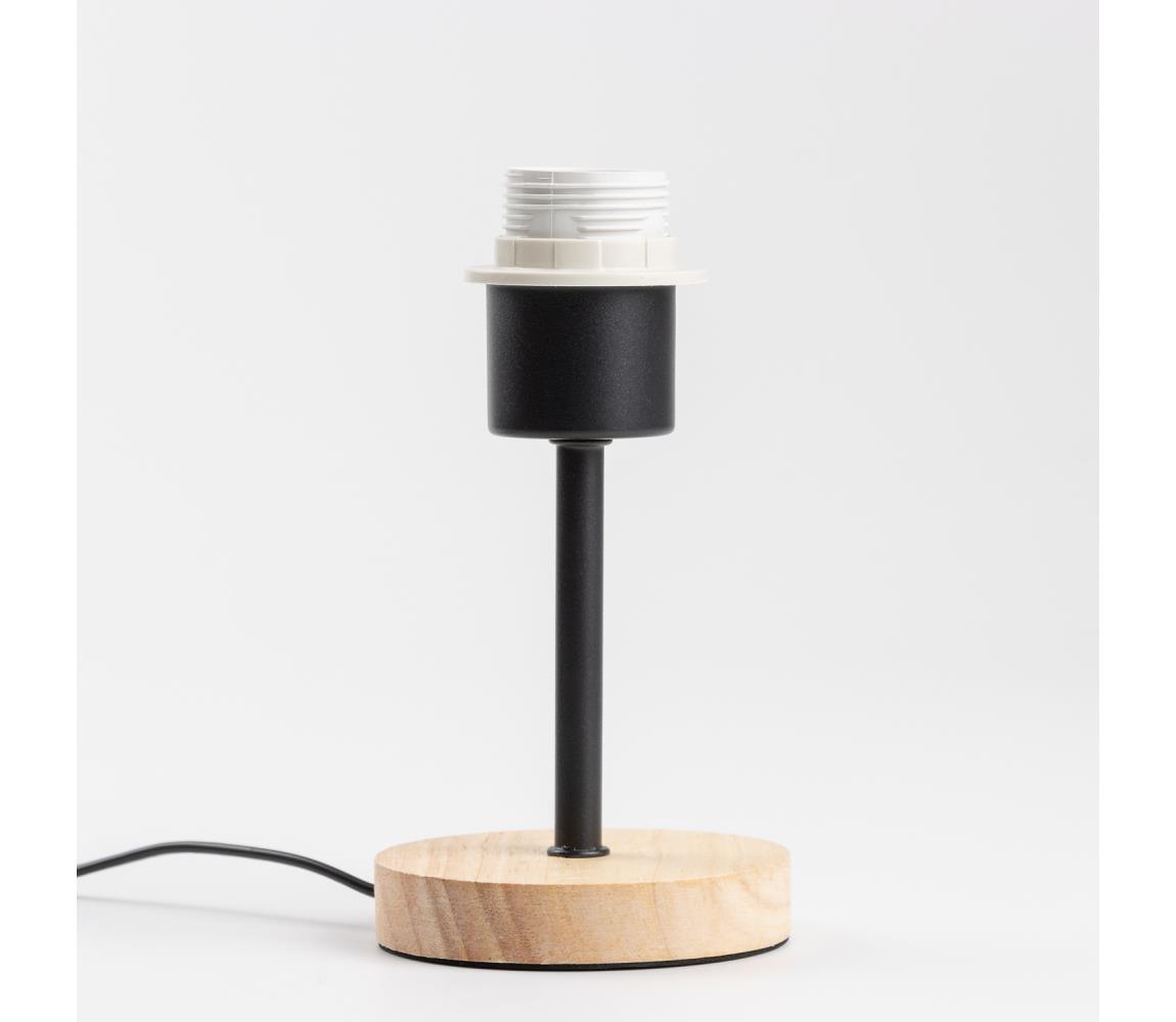 Brilagi Brilagi - Stolná lampa NUBILA WOOD 1xE27/25W/230V dub/čierna 