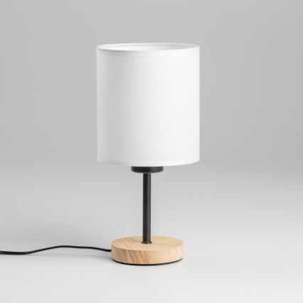 Brilagi - Stolná lampa NUBILA WOOD 1xE27/25W/230V dub/čierna