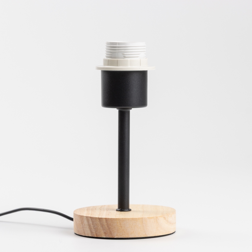 Brilagi - Stolná lampa NUBILA WOOD 1xE27/25W/230V dub/čierna/oranžová