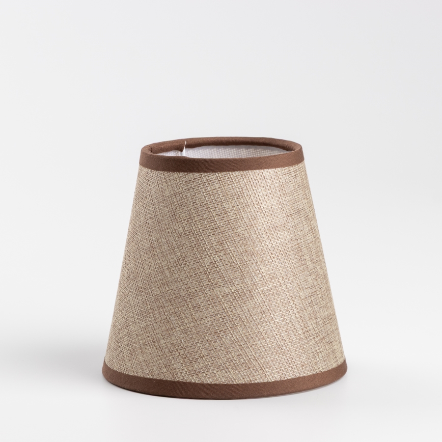 Brilagi - Stolná lampa NUBILA WOOD 1xE27/25W/230V dub/hnedá