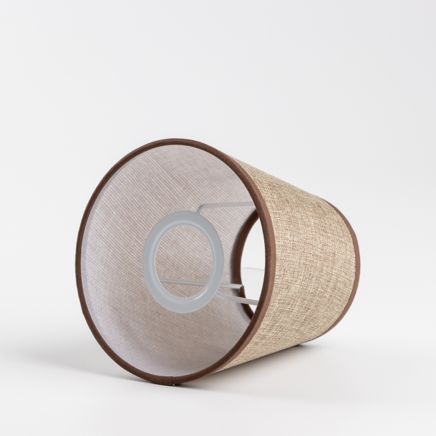 Brilagi - Stolná lampa NUBILA WOOD 1xE27/25W/230V dub/hnedá