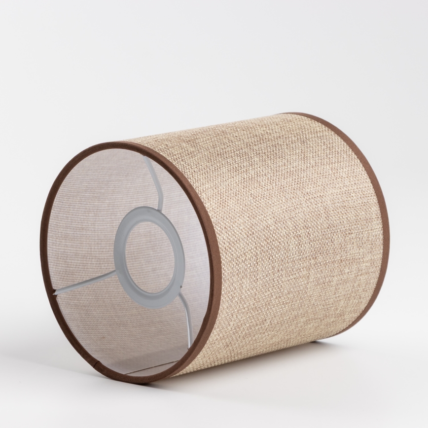 Brilagi - Stolná lampa NUBILA WOOD 1xE27/25W/230V dub/hnedá