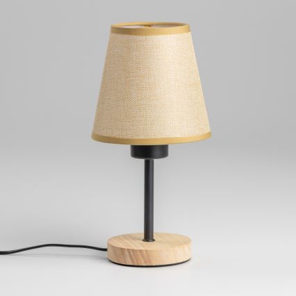 Brilagi - Stolná lampa NUBILA WOOD 1xE27/25W/230V dub/svetlohnedá