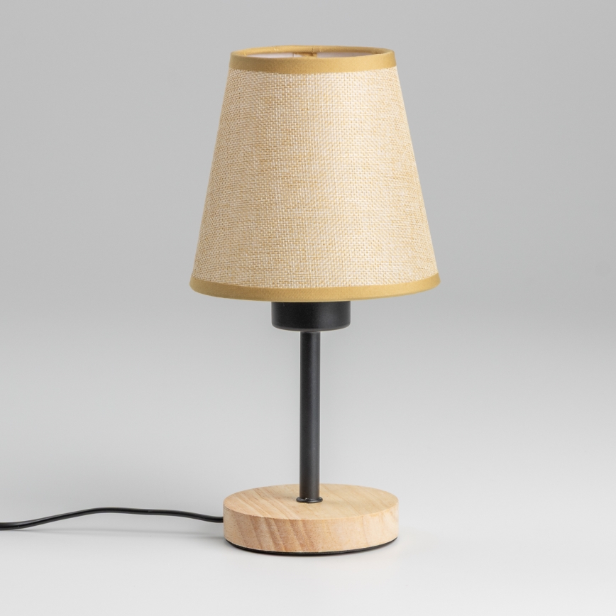 Brilagi - Stolná lampa NUBILA WOOD 1xE27/25W/230V dub/svetlohnedá