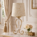 BRILAGI - Stolná lampa SONIA 1xE27/15W/230V krémová/patina
