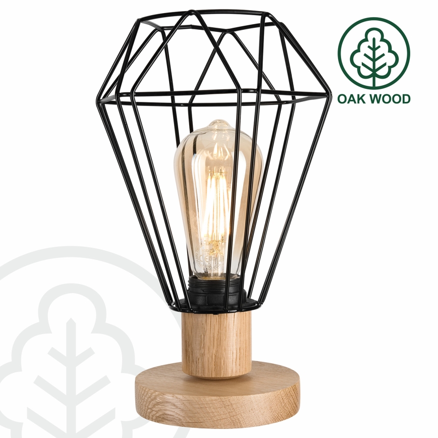 Brilagi - Stolná lampa WOODY BASKET 1xE27/60W/230V dub