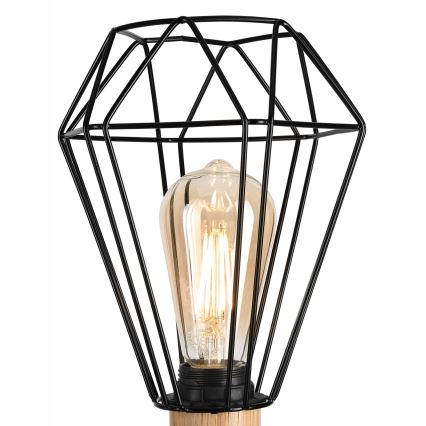 Brilagi - Stolná lampa WOODY BASKET 1xE27/60W/230V dub