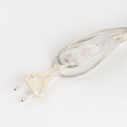 Brilagi - Stolová lampa CERIA 1xE27/60W/230V priemer 25 cm lesklý chróm/biela