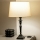 Brilagi - Stolová lampa CERIA 1xE27/60W/230V priemer 30 cm čierna/béžová