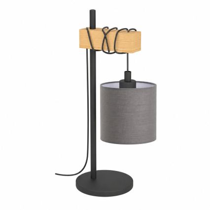 BRILAGI - Stolová lampa NUBILA 1xE27/40W/230V hnedá/čierna/antracit