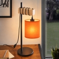BRILAGI - Stolová lampa NUBILA 1xE27/40W/230V hnedá/čierna/oranžová