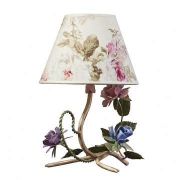 BRILAGI - Stolová lampa ROMANCE 1xE14/40W/230V pestrofarebná/béžová/patina