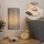 Brilagi - Stolová lampa s USB portom TABLON 1xE27/25W/230V béžová/sivá